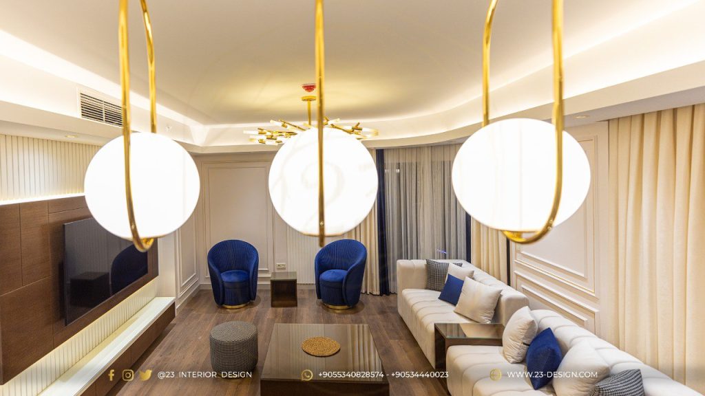 رحلة مصمم ديكور منازل في إسطنبول نحو شقة فاخرة  ديكور شقة فاخرة من اعمالنا