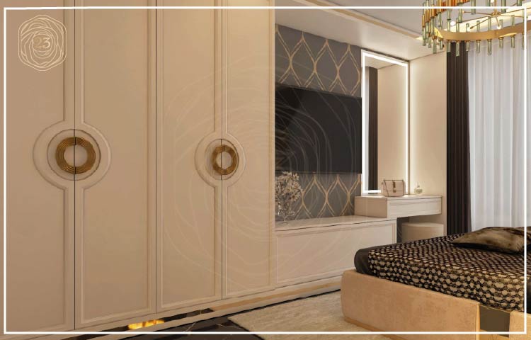 Villa Bedroom Interior Design in Saudi Arabia