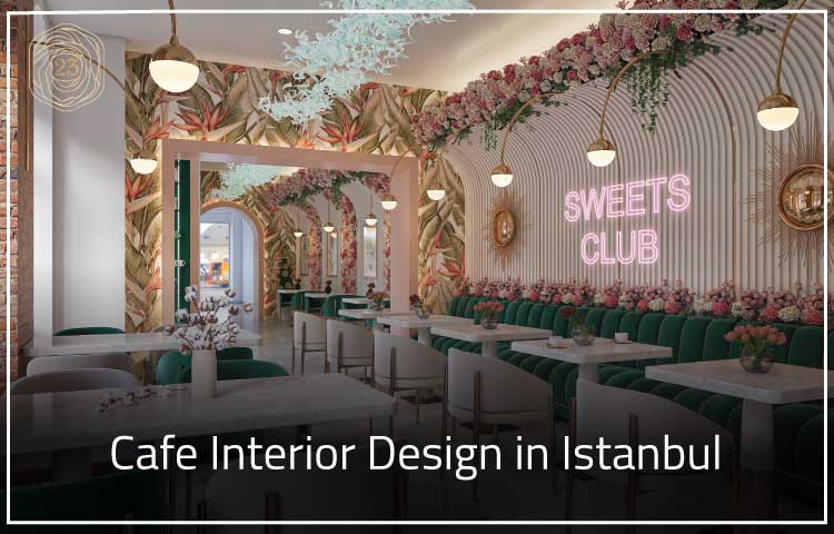 Cafe Interior Design in Istanbul 1 Cafe Interior Design in Istanbul
