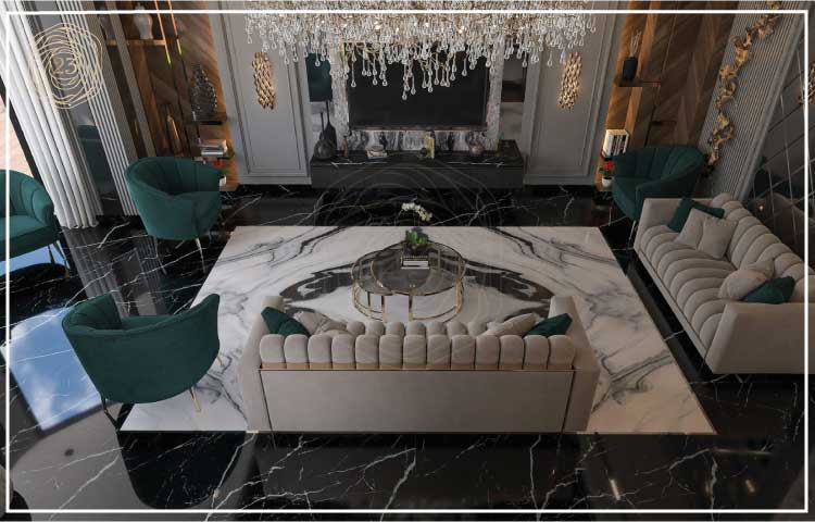 أفضل شركة تصميم ديكور فلل فاخرة