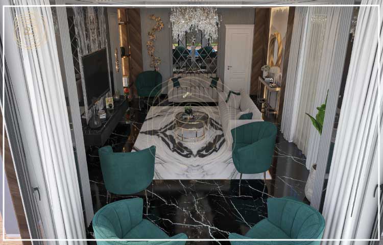 أفضل شركة تصميم ديكور فلل فاخرة