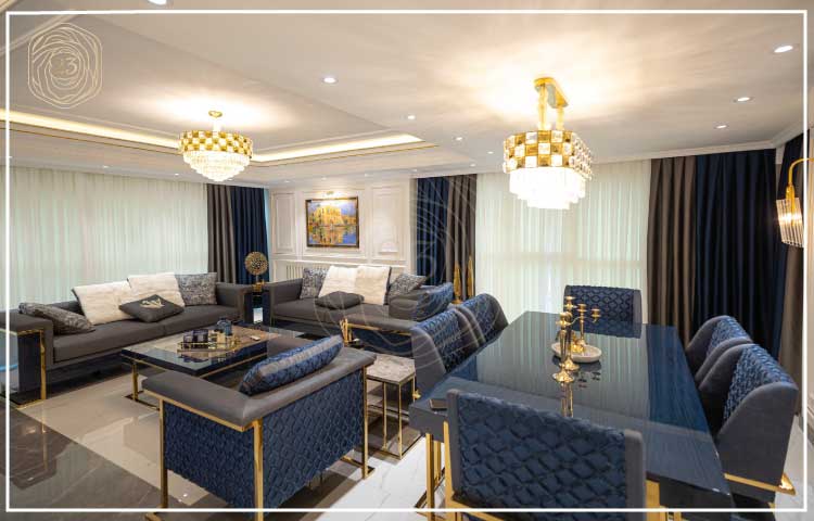 تصميم ديكور داخلي في إسطنبول بأسلوب مودرن فاخر