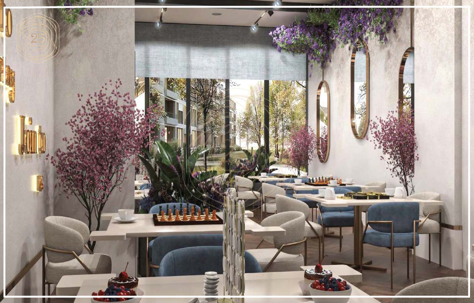 تصميم ديكور كافتيريا في إسطنبول