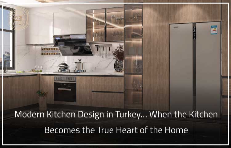 Modern Kitchen Design in Turkey… When the Kitchen Becomes the True Heart of the Home
