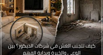 كيف تتجنب الغش في شركات الديكور؟ بين الوعي والخبرة وبداية الفهم