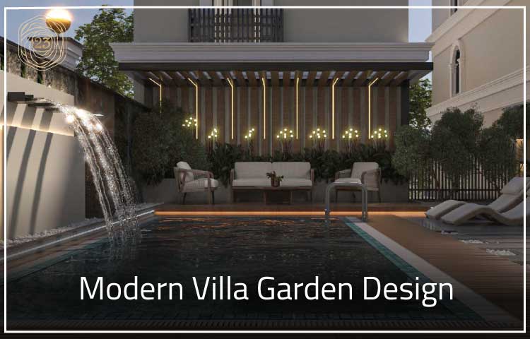 Modern Villa Garden Design