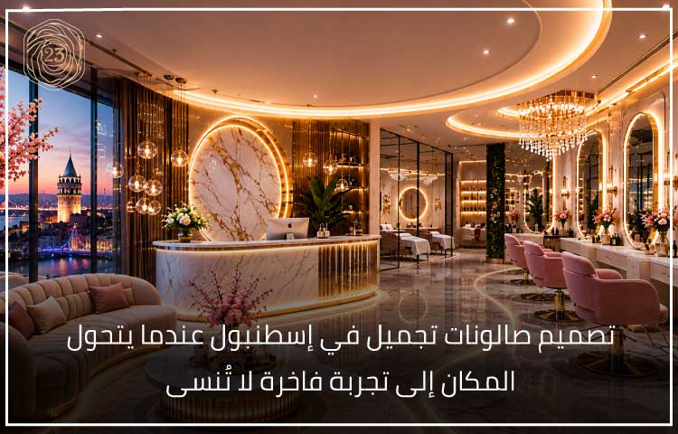 تصميم صالونات تجميل في إسطنبول عندما يتحول المكان إلى تجربة فاخرة لا تُنسى 1 تصميم صالونات تجميل في إسطنبول عندما يتحول المكان إلى تجربة فاخرة لا تُنسى