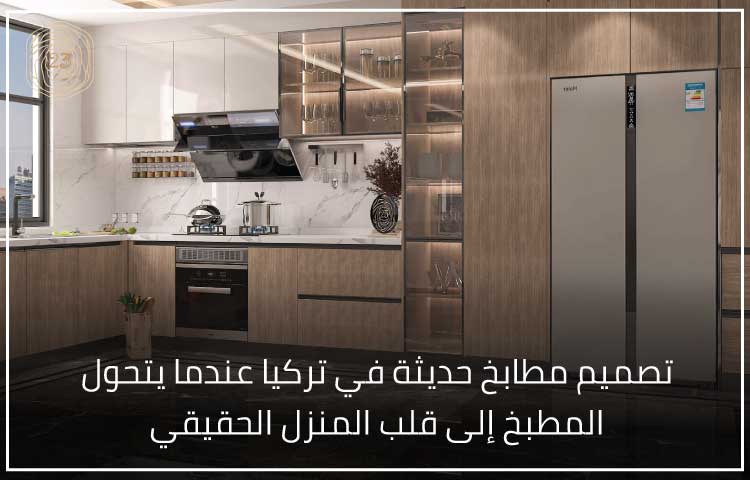 تصميم مطابخ حديثة في تركيا عندما يتحول المطبخ إلى قلب المنزل الحقيقي
