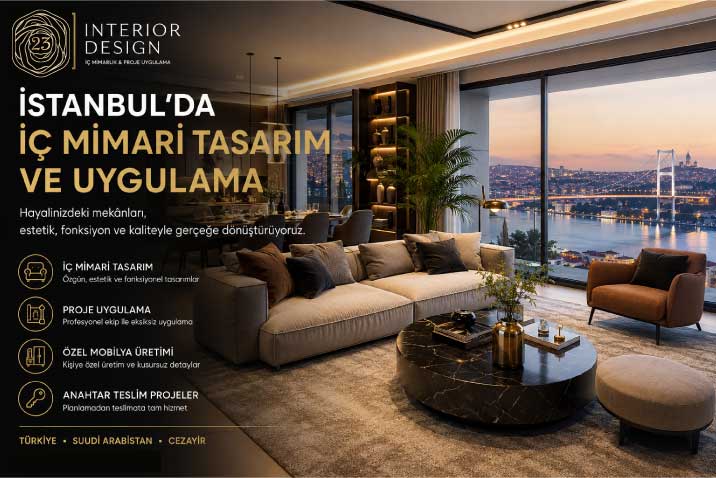 Istanbulda Ic Mimari Tasarim ve Uygulamaya