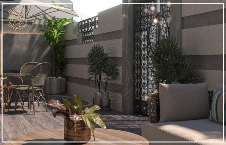 تصميم حدائق فلل مودرن بأحدث الأفكار