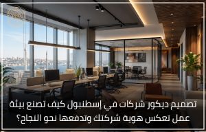 تصميم ديكور شركات في إسطنبول كيف تصنع بيئة عمل تعكس هوية شركتك وتدفعها نحو النجاح؟
