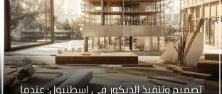 تصميم وتنفيذ الديكور في إسطنبول عندما تتحول الفكرة إلى مساحة تنبض بالحياة